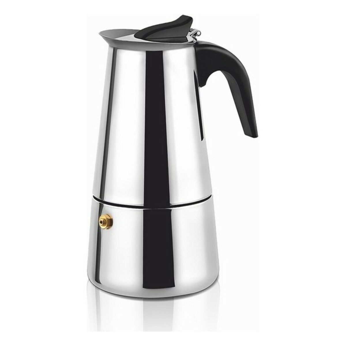 Italiensk Kaffekande Haeger Moka Rustfrit stål 18/10